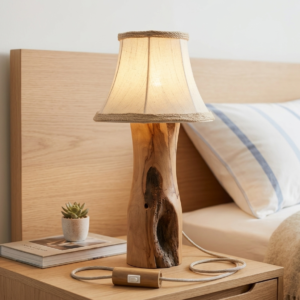 Olive Wood Lamp