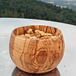 Olive wood bowl